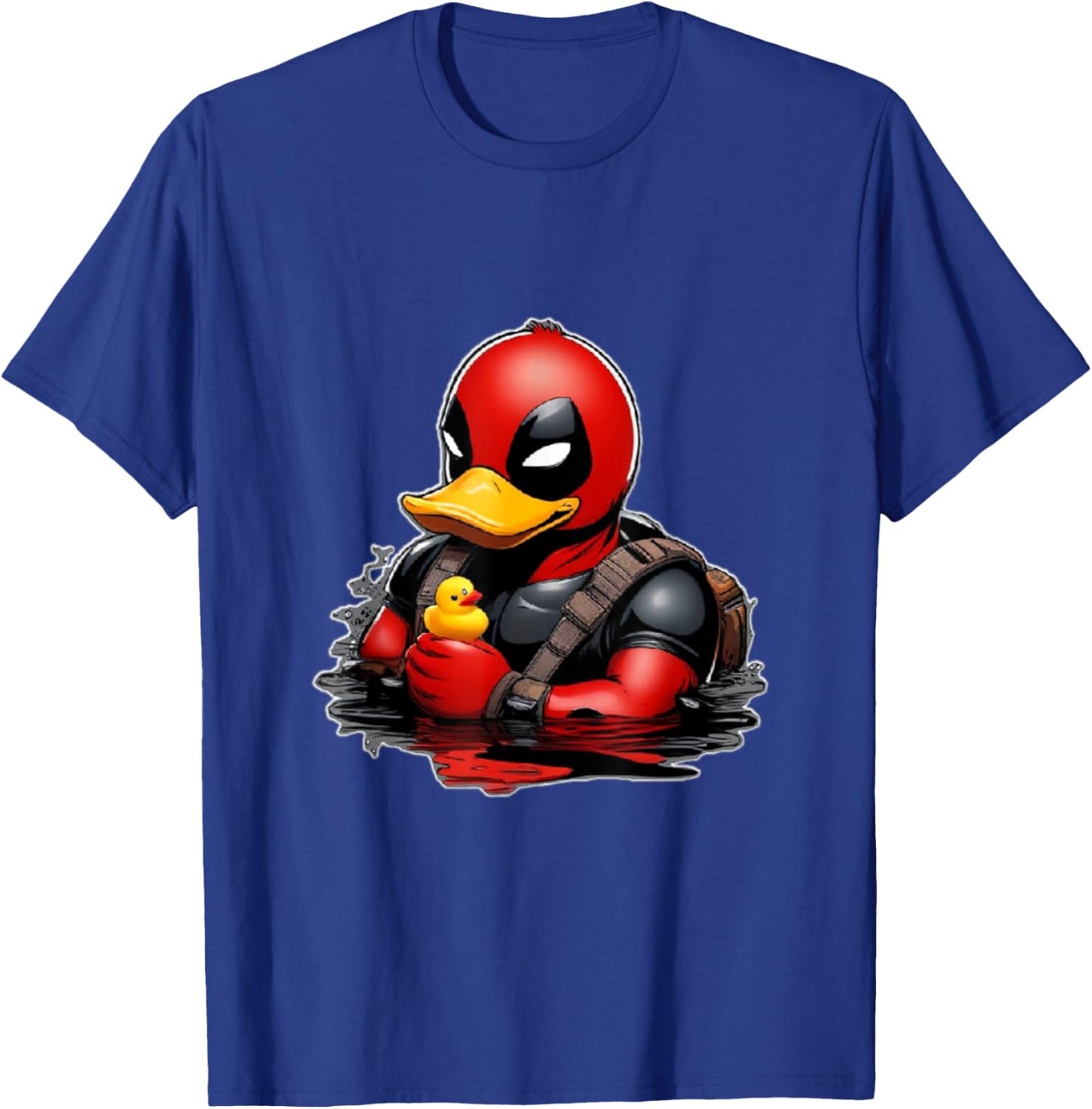 Duckpool. Rubber Duck. Super hero. Comics hero. T-Shirt - T-Shirt | Royal