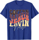 Coffee Drinking Jesus Lovin' Nurse For Nurse Groovy T-Shirt - T-Shirt | Royal