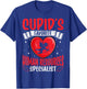 Cupid's Favorite Human Resources Specialist HR Valentine's T-Shirt - T-Shirt | Royal