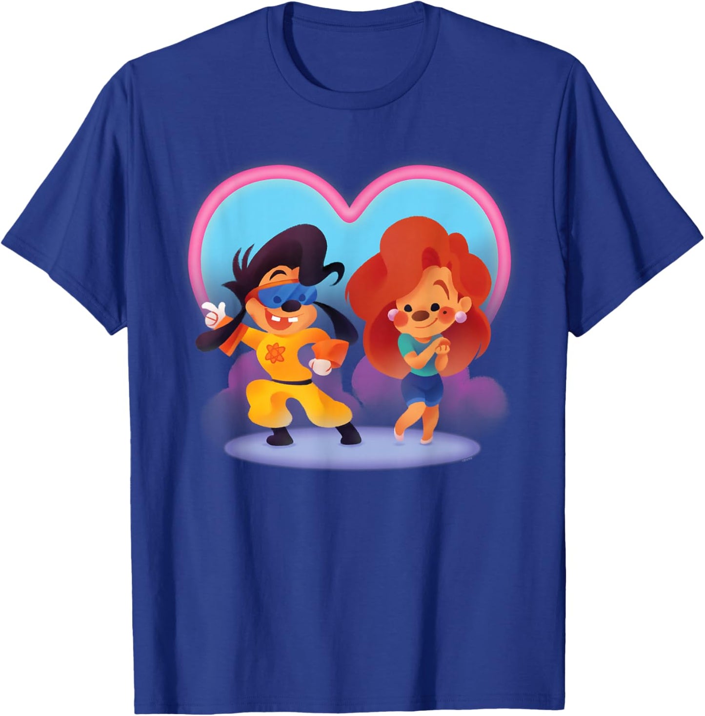 Disney A Goofy Movie Cute Valentine's Day Max & Roxanne , Black, S T-Shirt - T-Shirt | Royal