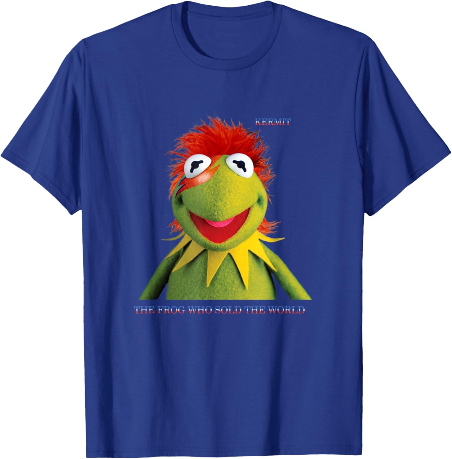 Disney The Muppets David Bowie Kermit Who Stole The World T-Shirt - T-Shirt | Royal