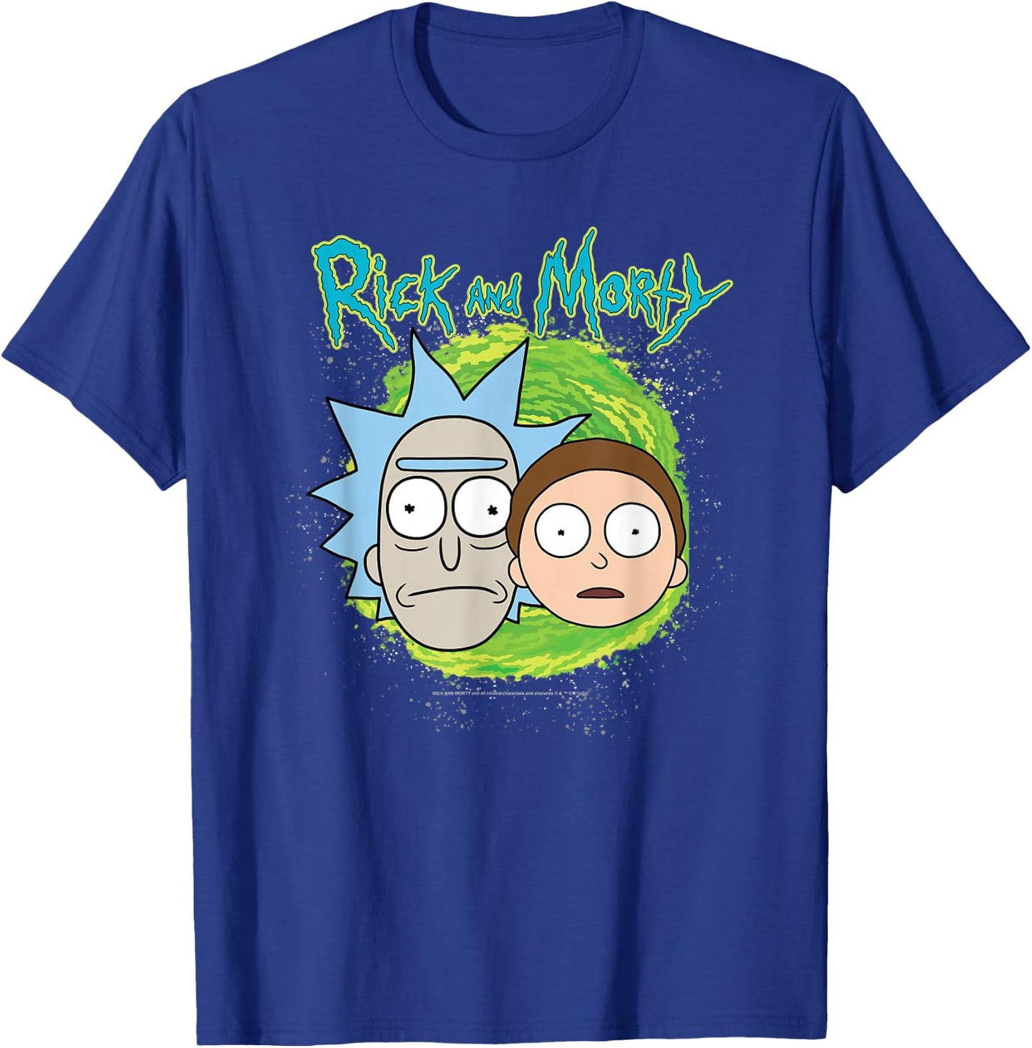 Rick and Morty Floating Heads Small T-Shirt - T-Shirt | Royal
