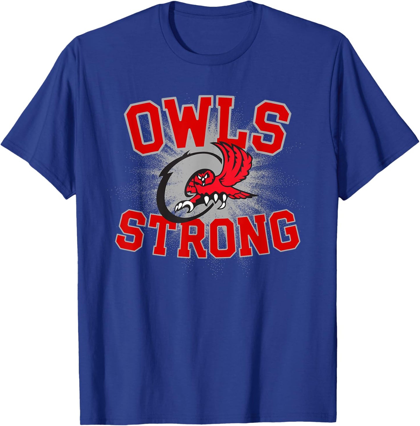 Ooltewah Owls Logo Strong Flag HS T-Shirt - T-Shirt | Royal