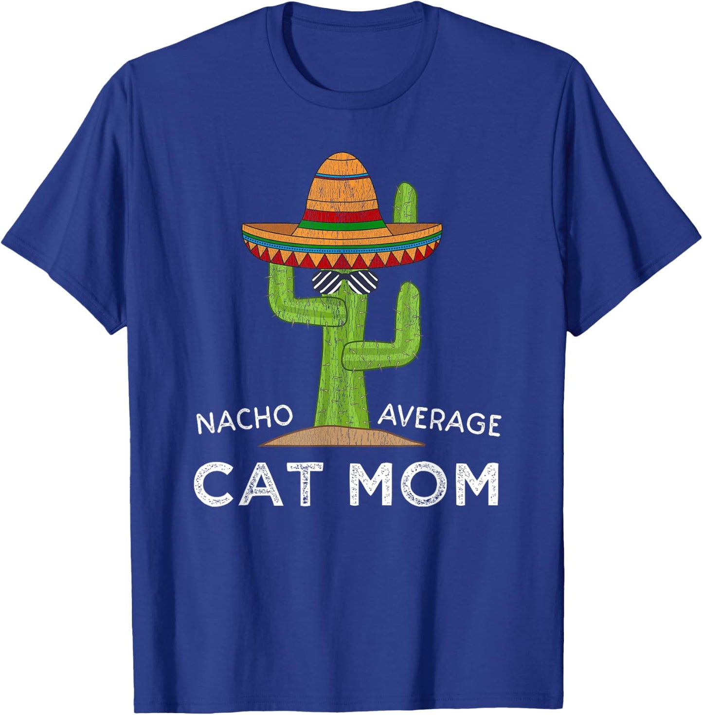 Funny Cat Mom Men Women Girls Kids T-Shirt - T-Shirt | Royal