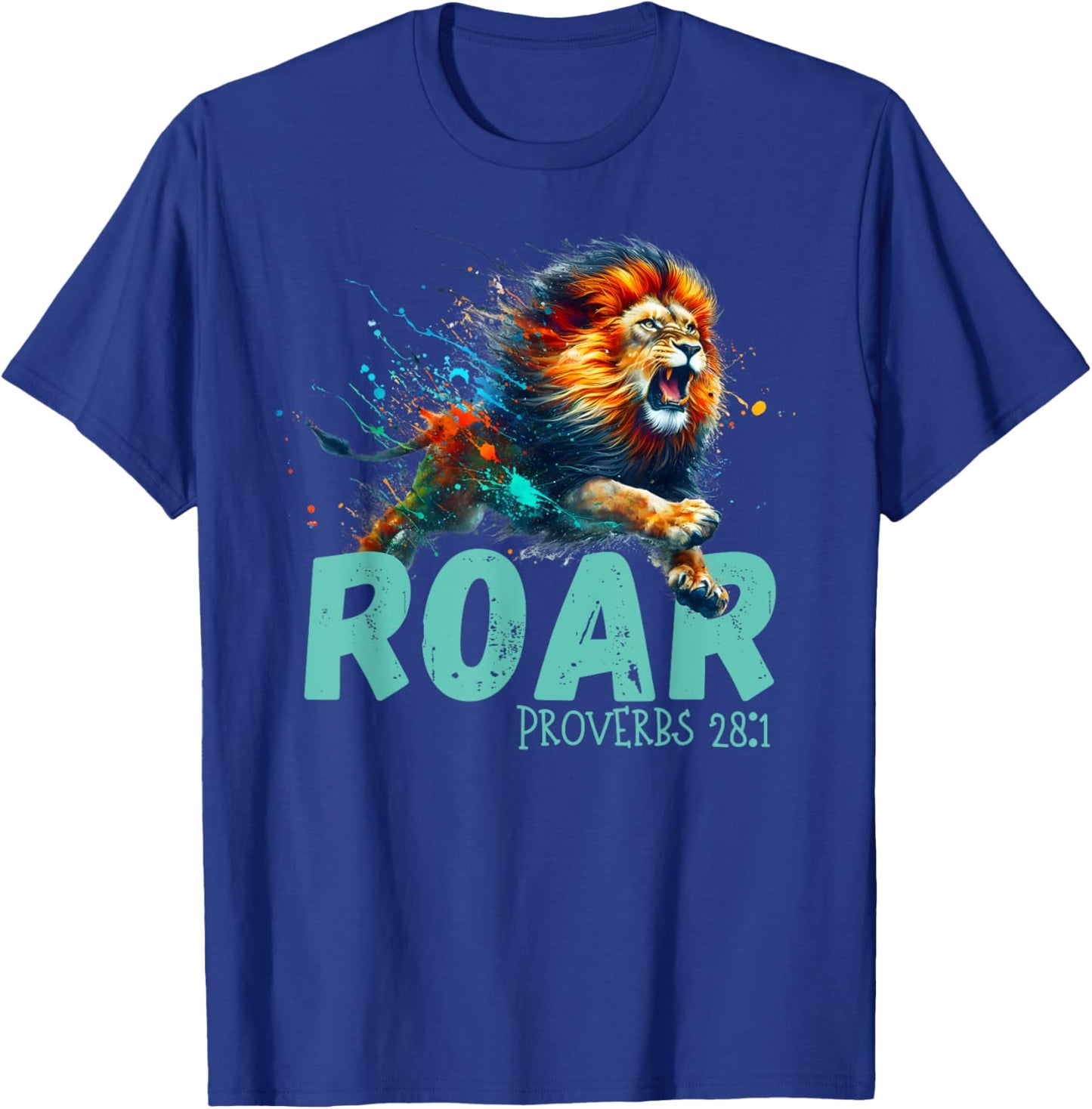 Inspirational Lion Roar T-Shirt - T-Shirt | Royal