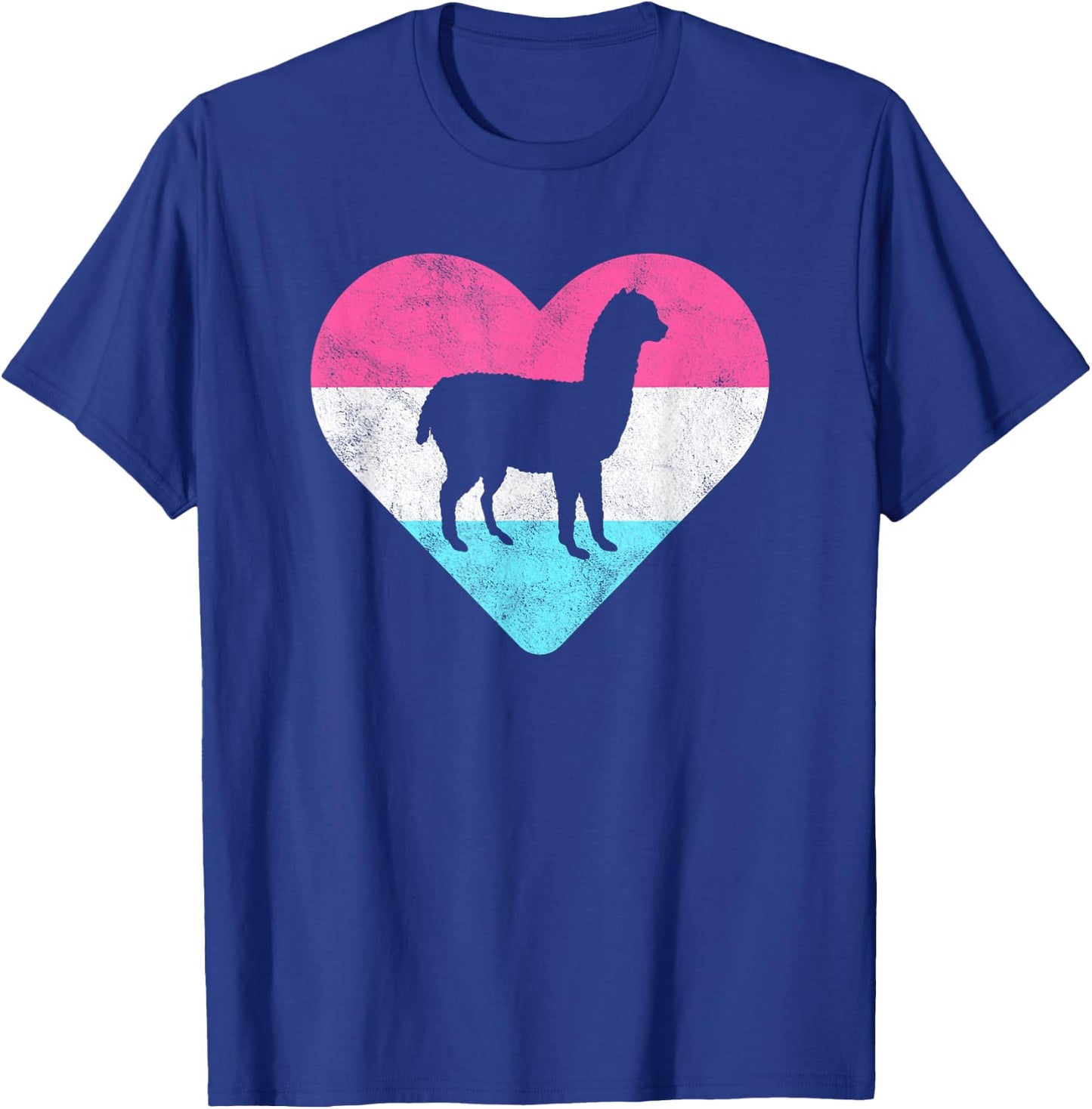 Retro Vintage Alpaca Gift or Girls T-Shirt - T-Shirt | Royal