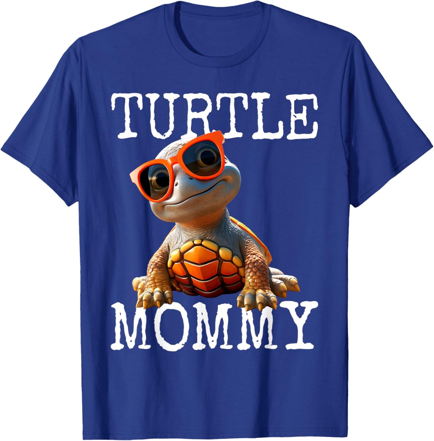 Turtle Mommy Mother Turtle Mother's Day Mom Turtles T-Shirt - T-Shirt | Royal