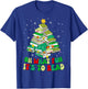 Oh What Fun It Is To Read Christmas Tree Book Teacher Kids T-Shirt - T-Shirt | Royal