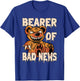 Bearer of Bad News Horror Teddy Bear T-Shirt - T-Shirt | Royal