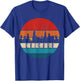 Chicago Illinois Skyline Vintage USA America Souvenir T-Shirt - T-Shirt | Royal
