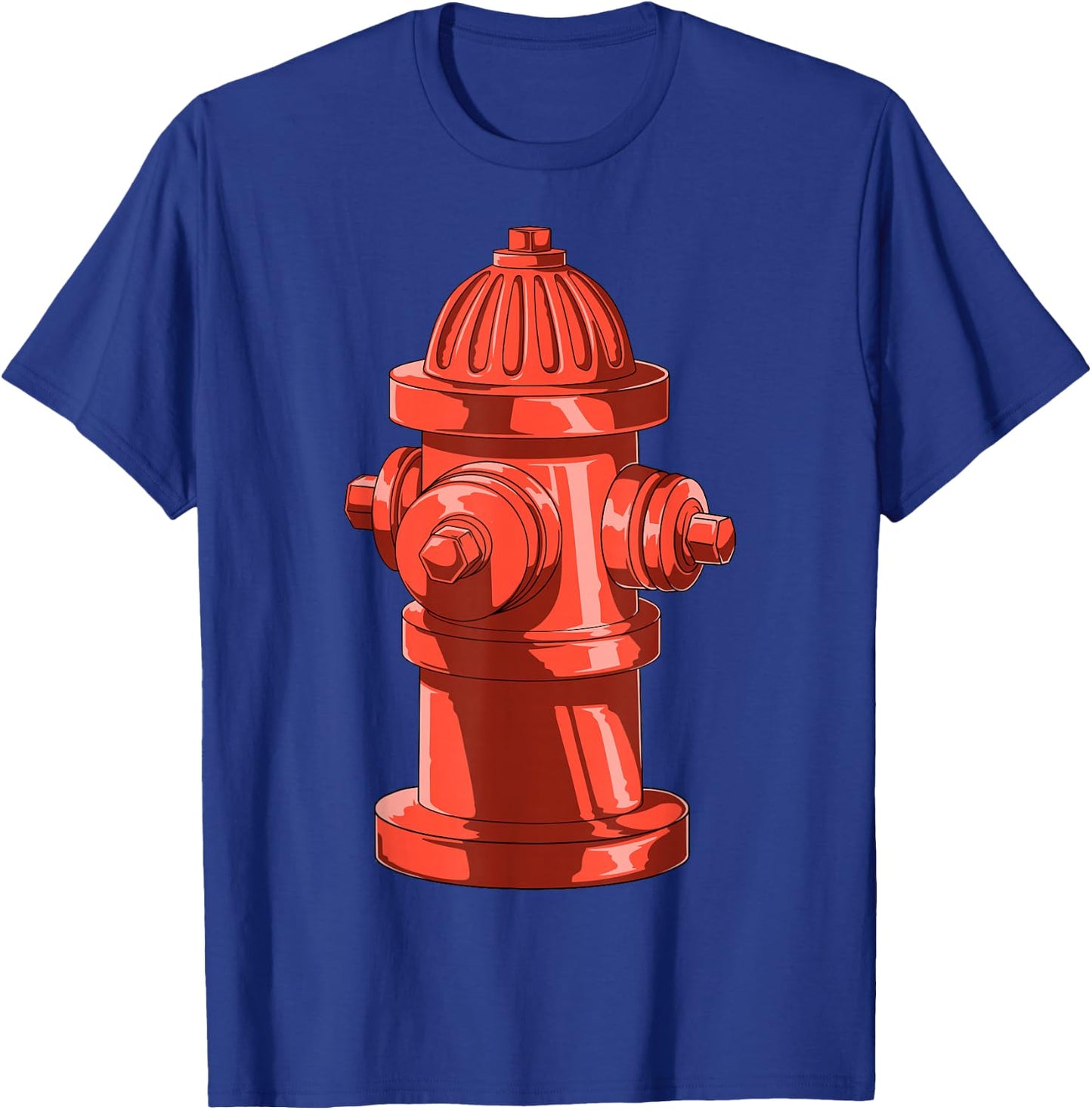 Fire Hydrant Firetruck Future Firefighter Firemen Party T-Shirt - T-Shirt | Royal