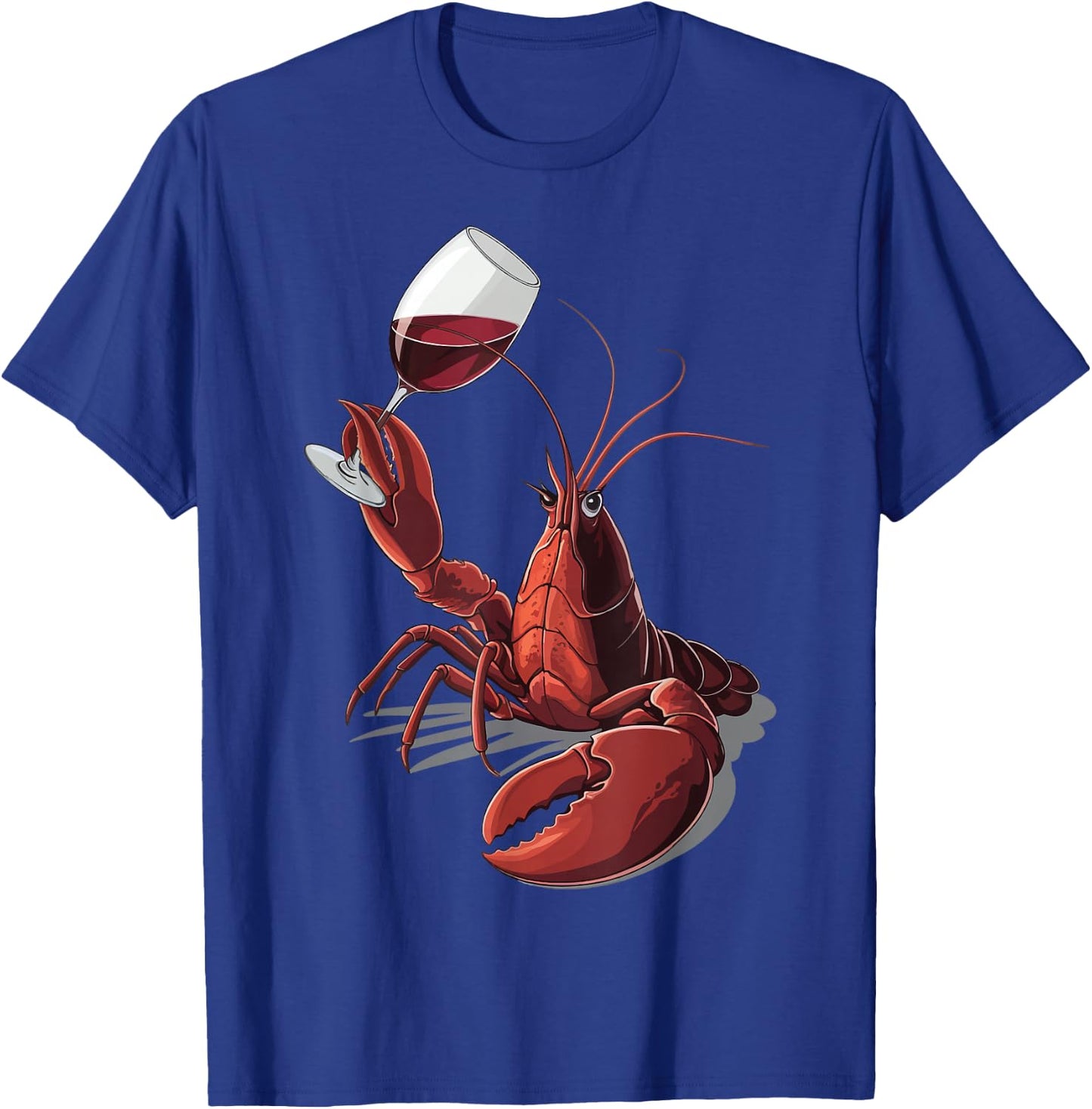 Lobster Wine T-Shirt - T-Shirt | Royal