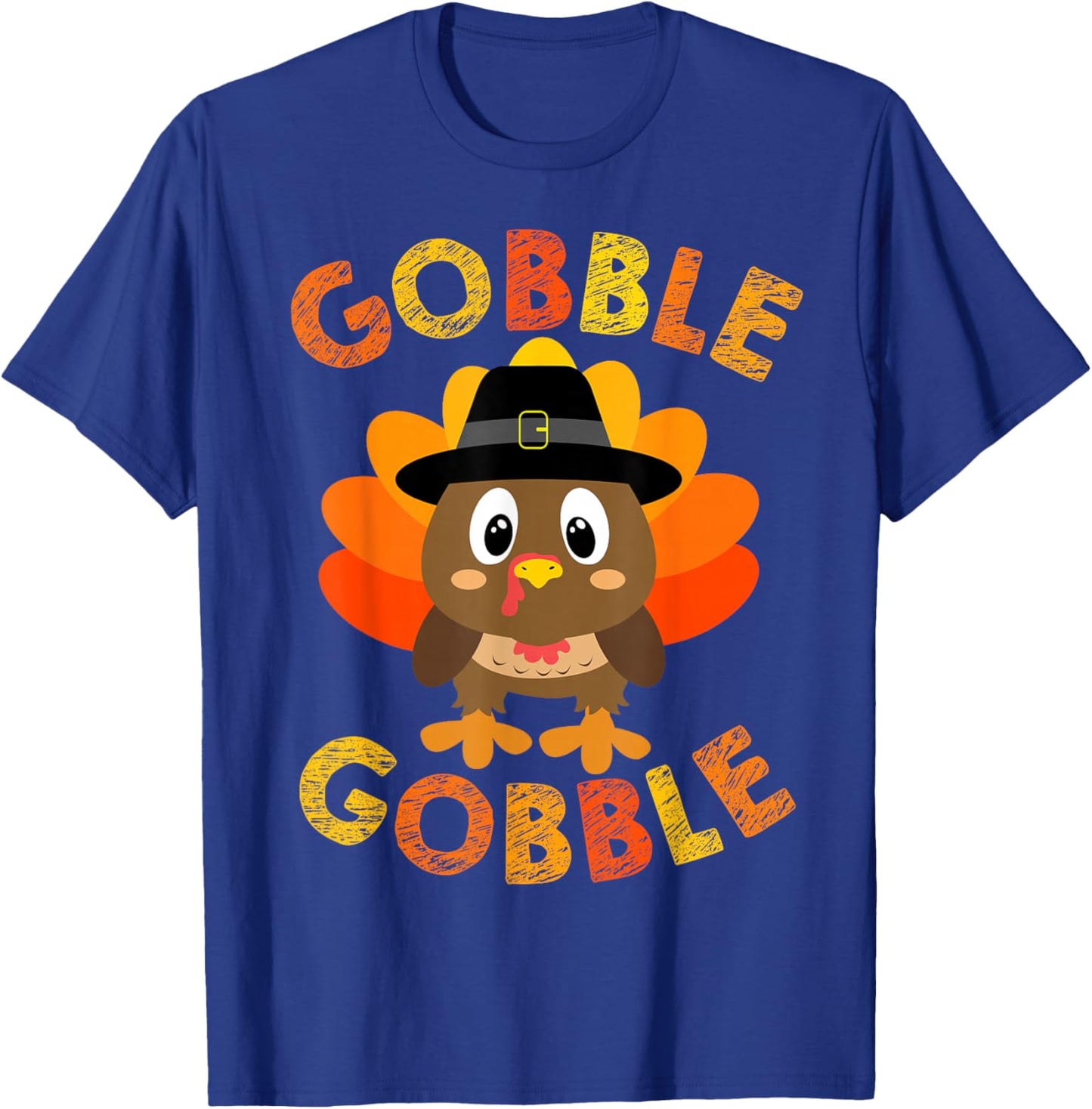 Gobble Gifts Thanksgiving Shirts Women Men Toddler Girl Boy T-Shirt - T-Shirt | Royal