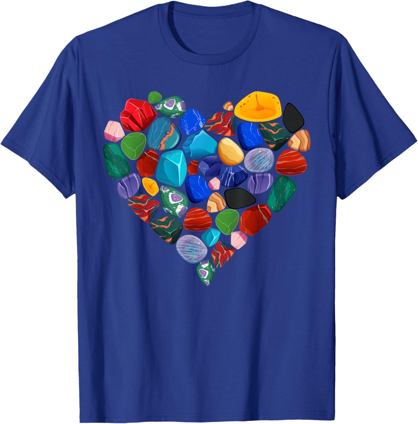 Minerals Gems and Crystals Rock Collecting T-Shirt - T-Shirt | Royal