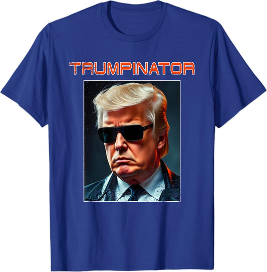 Trump Great Trumpinator President Again Graphic Art Design T-Shirt - T-Shirt | Royal