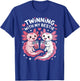 Twinning with My Bestie Axolotl Lovers Fun Friendship Vibes T-Shirt - T-Shirt | Royal