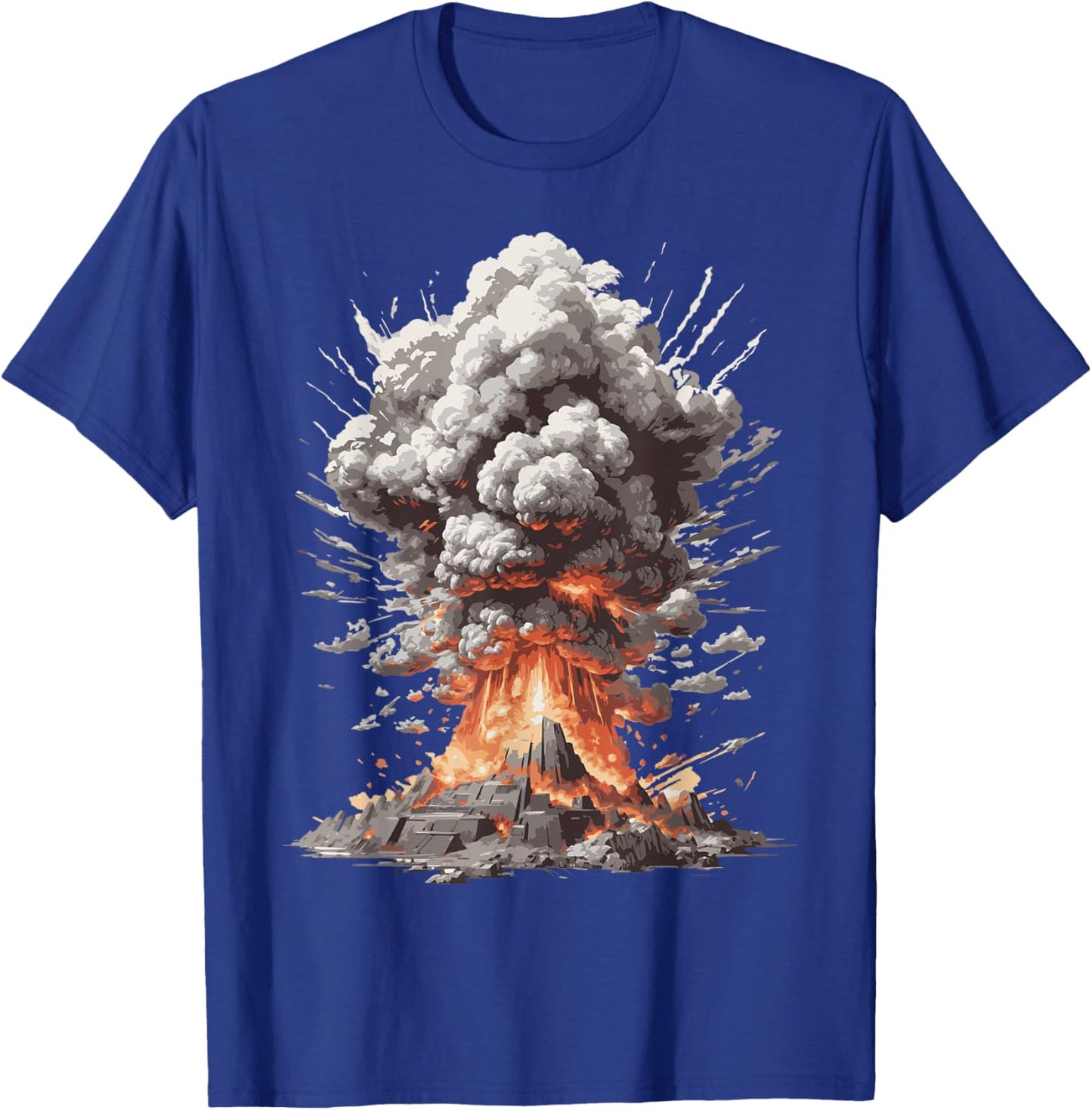 Atomic Bomb Explosion Nuclear Mushroom Fission Physicists T-Shirt - T-Shirt | Royal