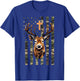 Christian Deer Hunting Camo American Flag, Christian Hunting T-Shirt - T-Shirt | Royal