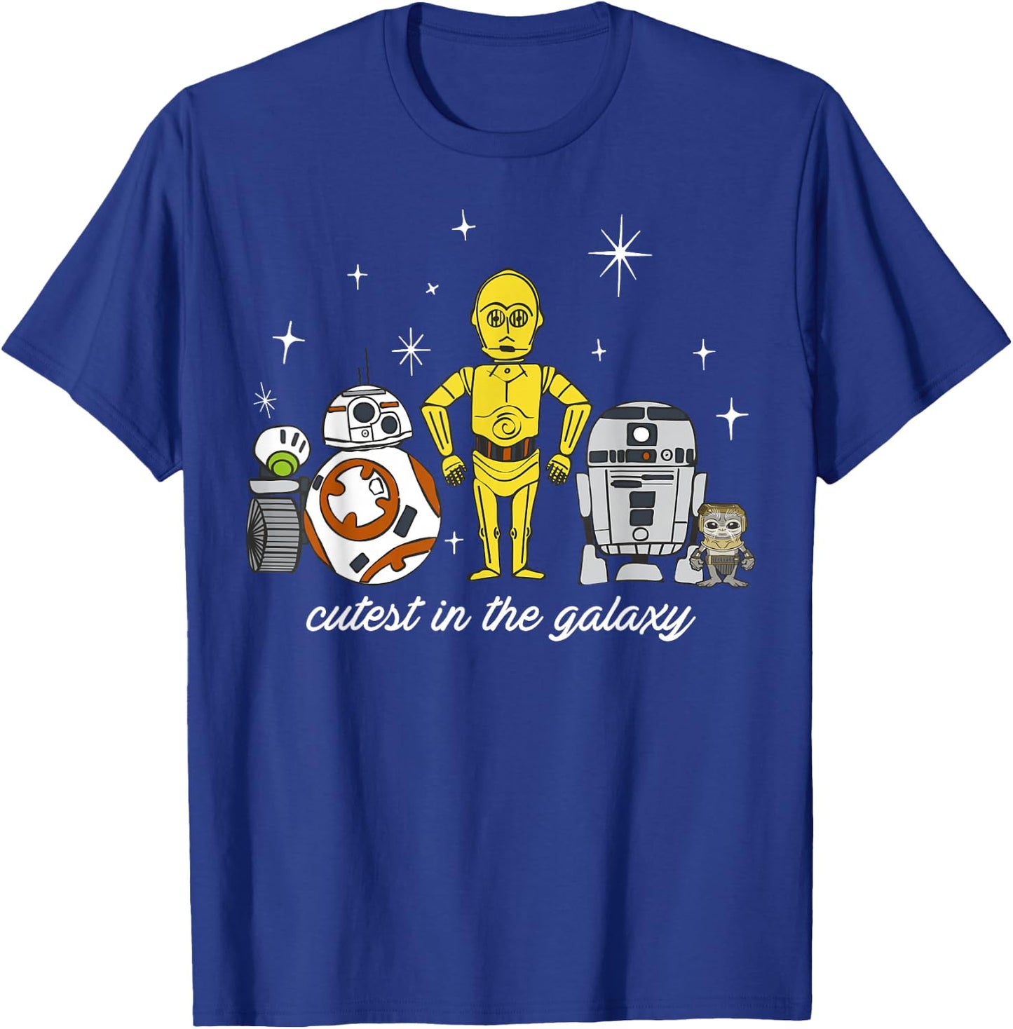 Star Wars Babu Frik & Droids Cutest In The Galaxy T-Shirt - T-Shirt | Royal