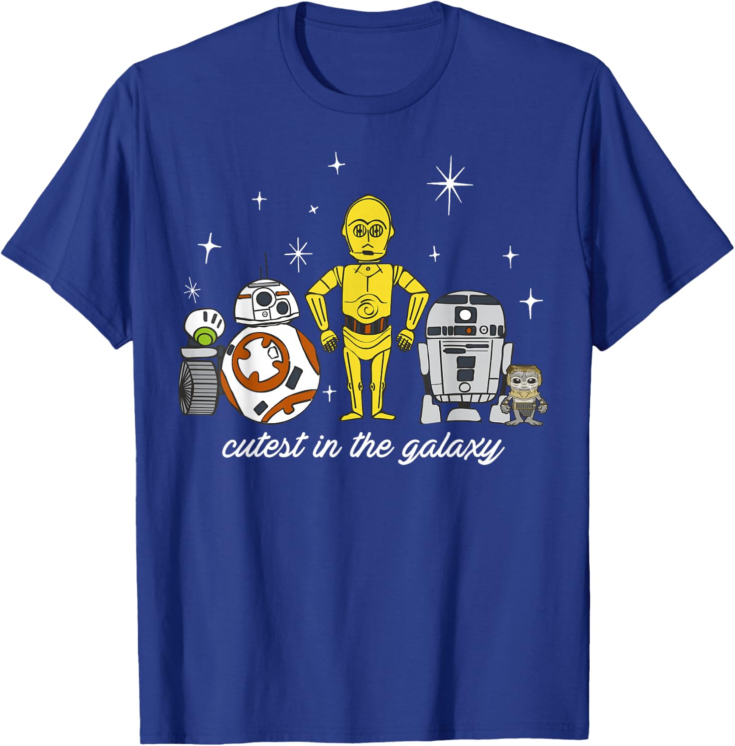 Star Wars Babu Frik & Droids Cutest In The Galaxy T-Shirt - T-Shirt | Royal