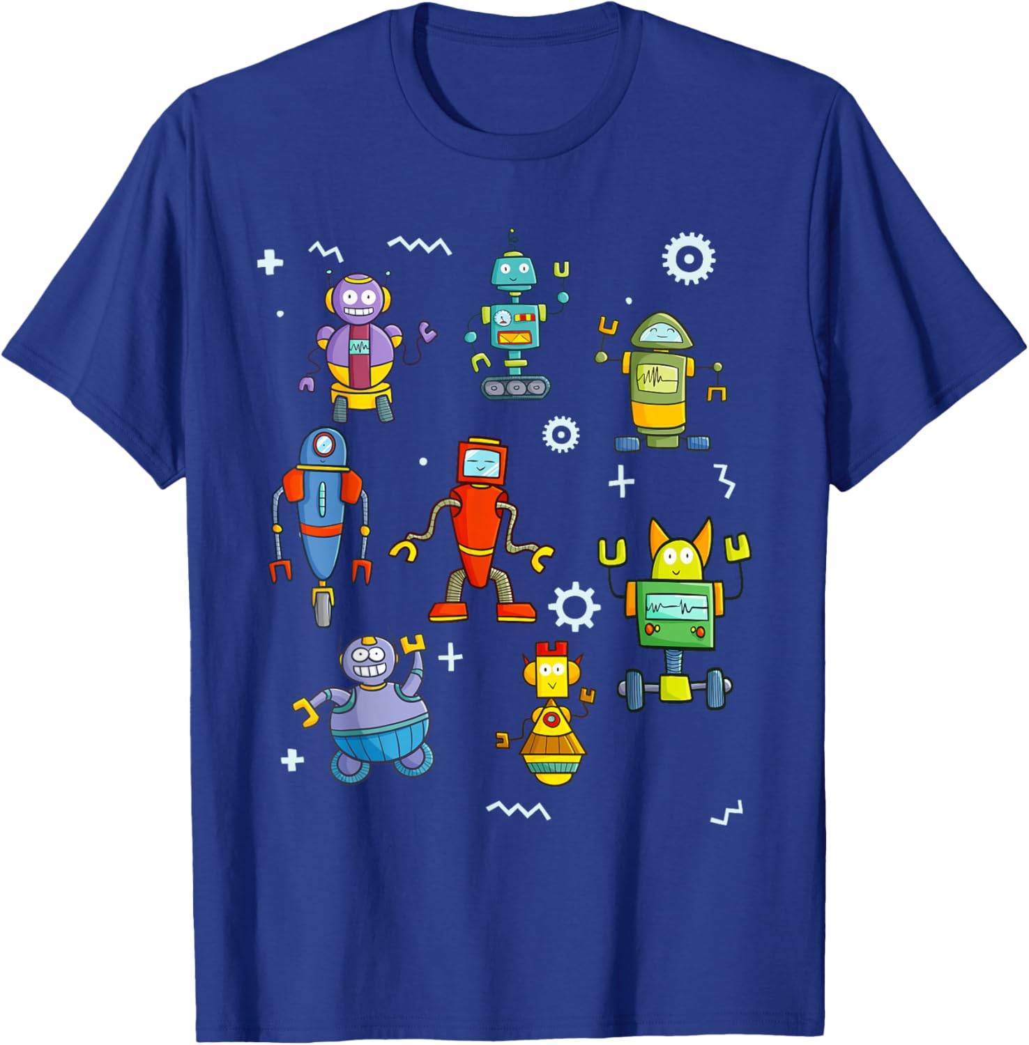 Funny Engineer Robotics Robot Technology Robotics T-Shirt - T-Shirt | Royal