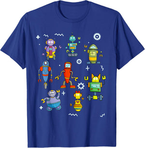 Funny Engineer Robotics Robot Technology Robotics T-Shirt - T-Shirt | Royal