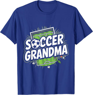 Soccer Grandma Funny Soccer T-Shirt - T-Shirt | Royal