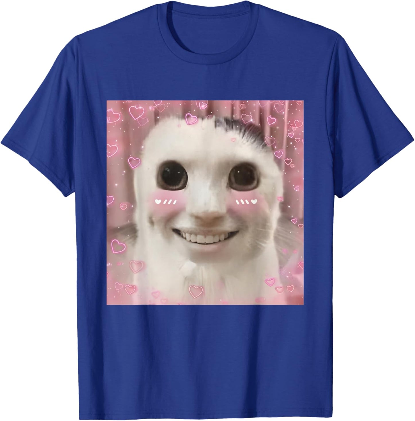 Goofy Ahh Cat Meme Dank Cursed Weirdcore Cringey Banana Cat T-Shirt - T-Shirt | Royal