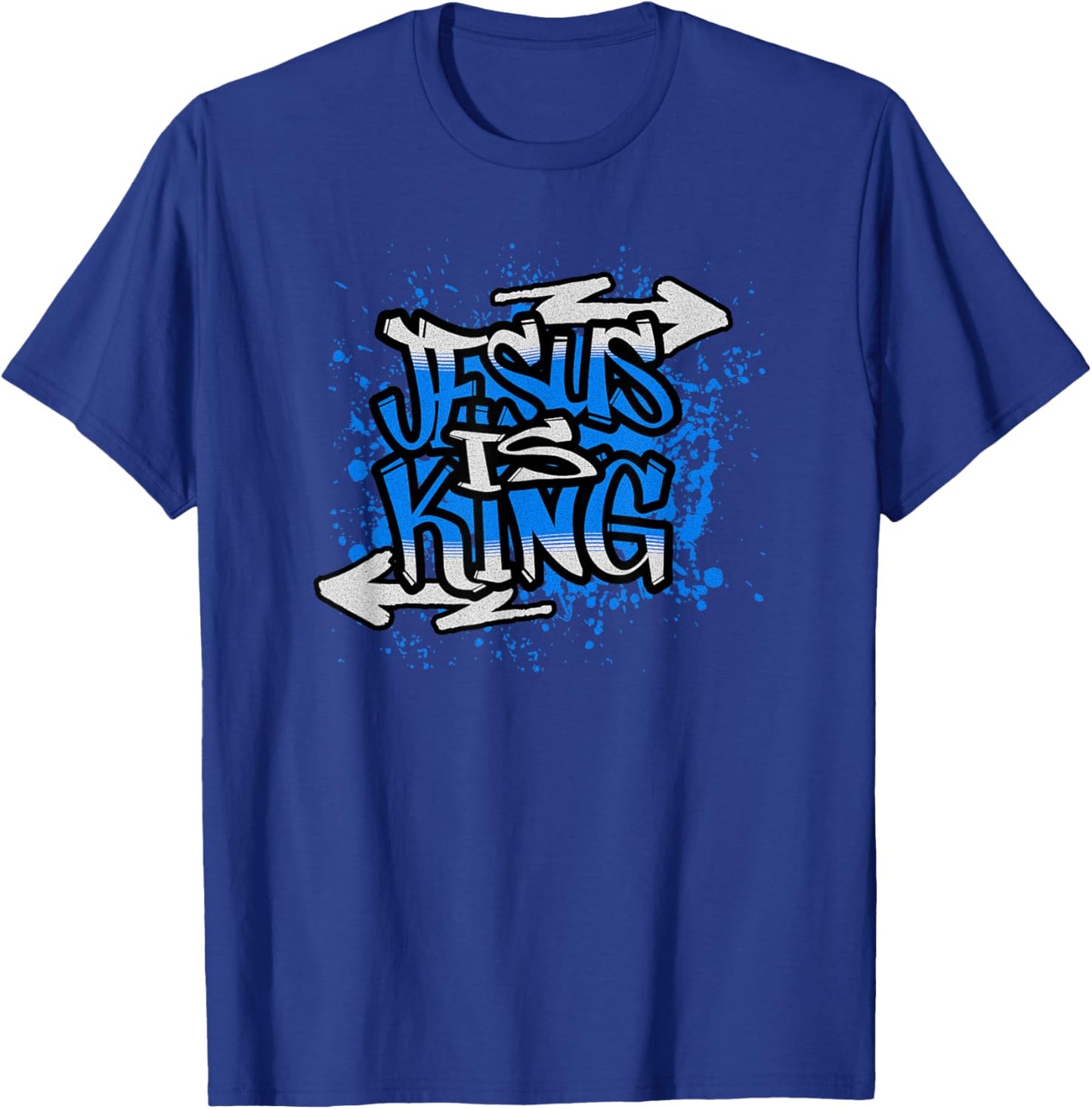 Jesus is King - Christian Shirts of Faith T-Shirt - T-Shirt | Royal