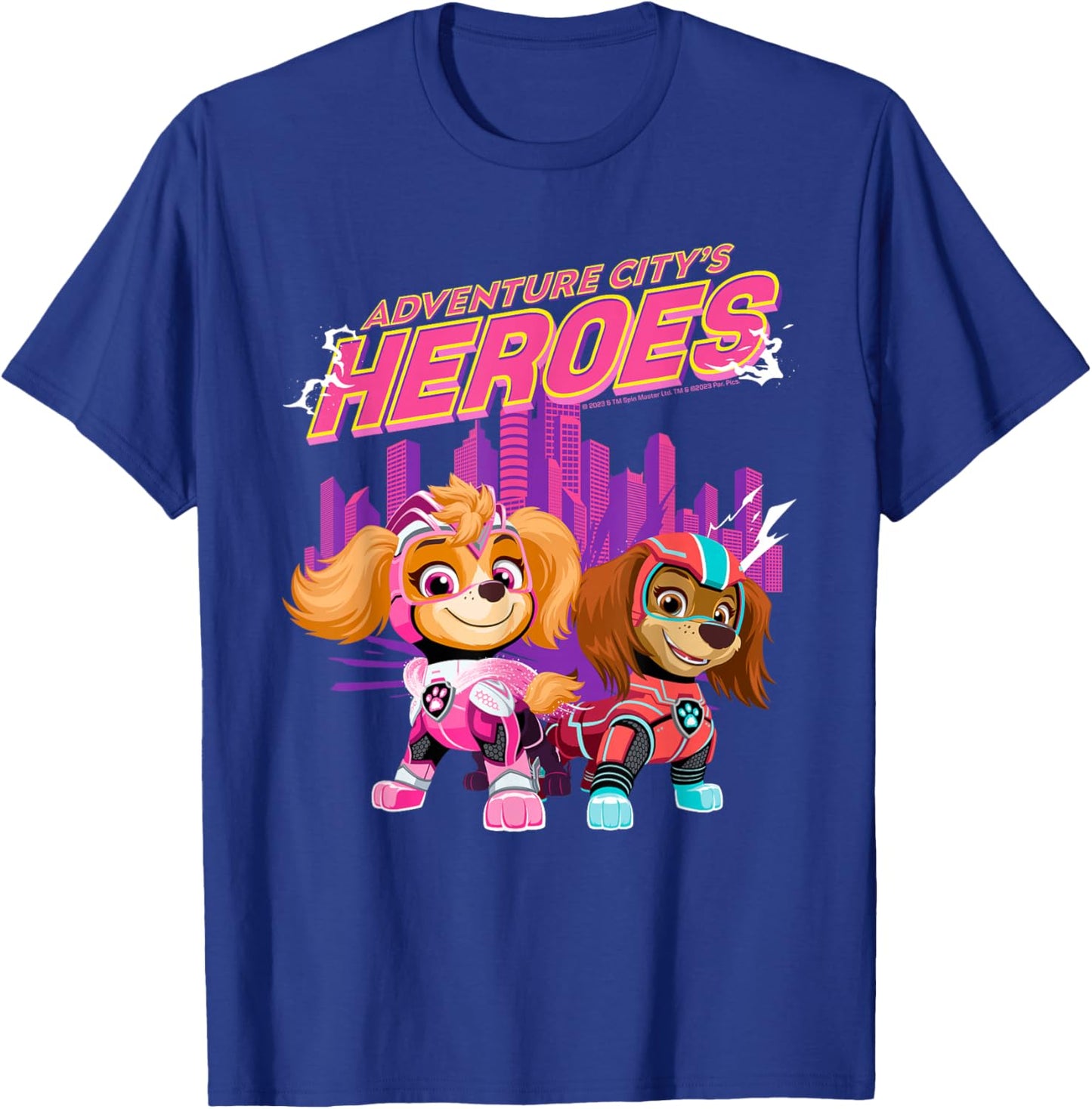 PAW Patrol: The Mighty Movie Adventure City's Heroes T-Shirt - T-Shirt | Royal