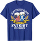 Scottish By Blood American By Birth Patriot By Choice T-Shirt - T-Shirt | Royal