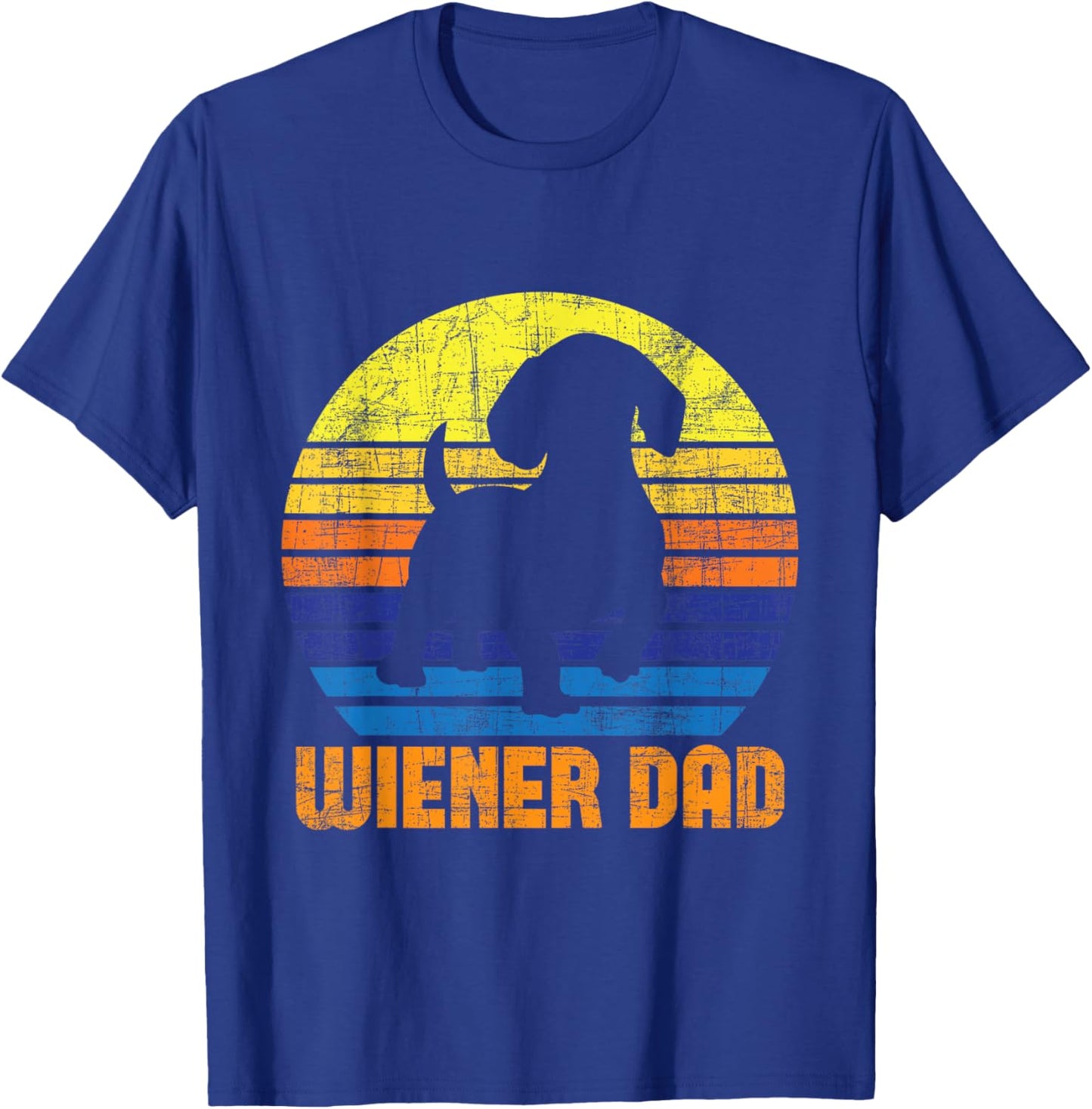 Wiener Dad - Dachshund Dog Lover Animal Lover Pet Owner T-Shirt - T-Shirt | Royal