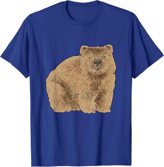 Wombat Lover Australian Wombat T-Shirt - T-Shirt | Royal