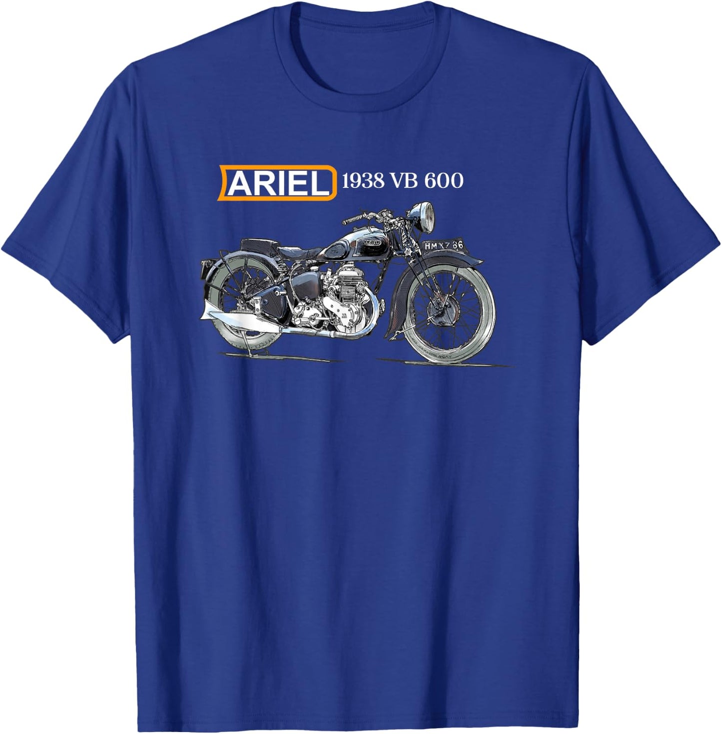 Ariel VB 600 Classic Motorcycle T-Shirt - T-Shirt | Royal