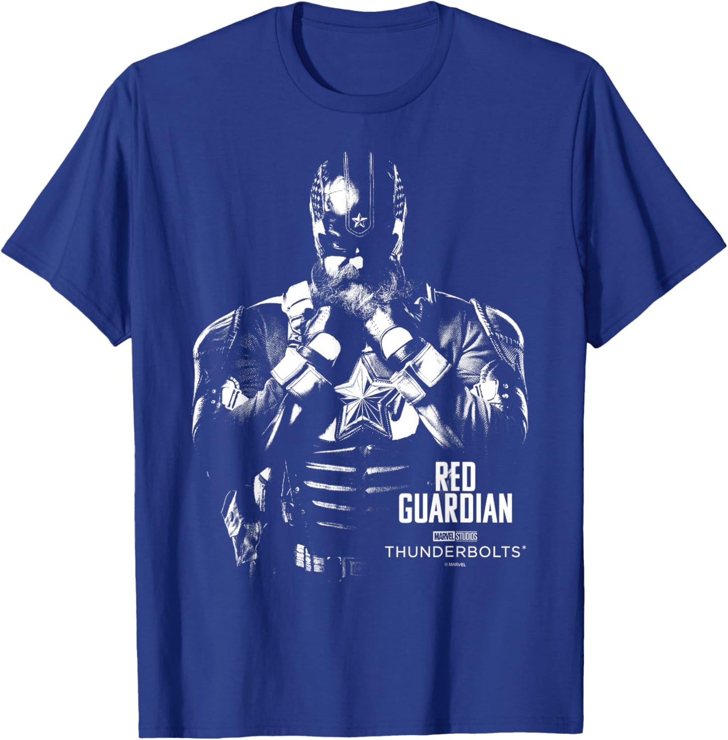 Marvel's Thunderbolts - Red Guardian Silhouette T-Shirt - T-Shirt | Royal