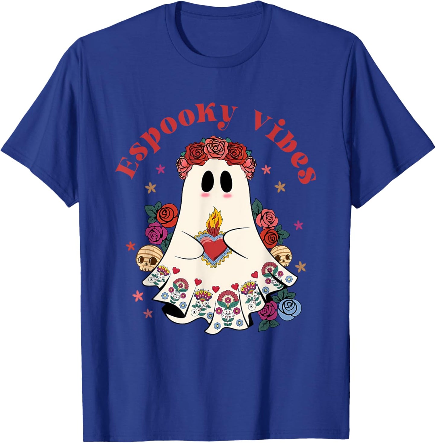 Espooky Vibes Maestra Halloween Spanish Spooky Season T-Shirt - T-Shirt | Royal