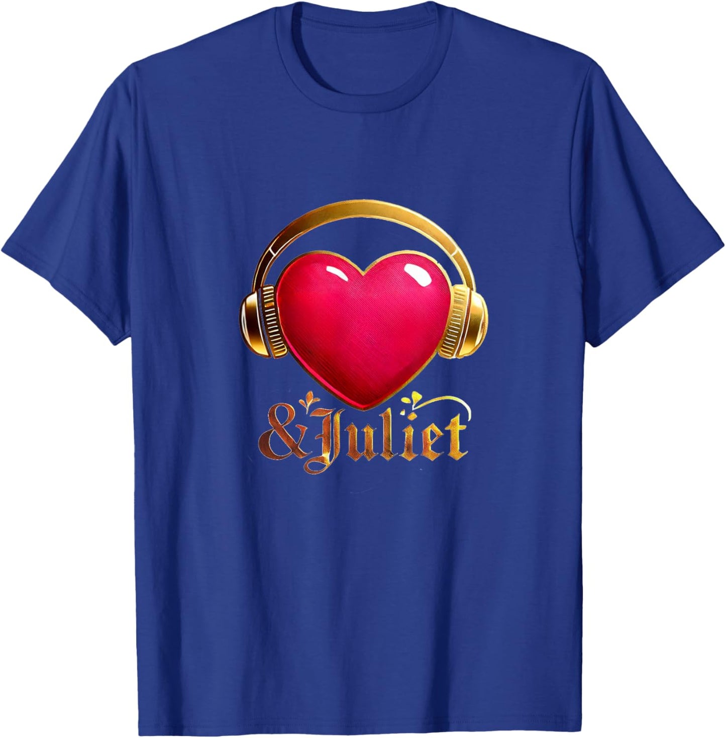 & Juliet Musical Theatre Heart Musicals T-Shirt - T-Shirt | Royal