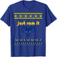 Just Ram It - Funny Rams Head Ugly Christmas Sweater T-Shirt - T-Shirt | Royal