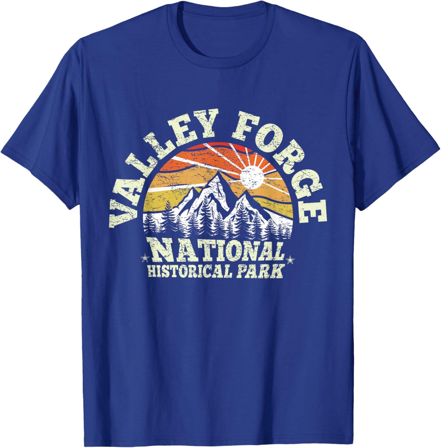 USA Pennsylvania 1893 Valley Forge National Historical Park T-Shirt - T-Shirt | Royal