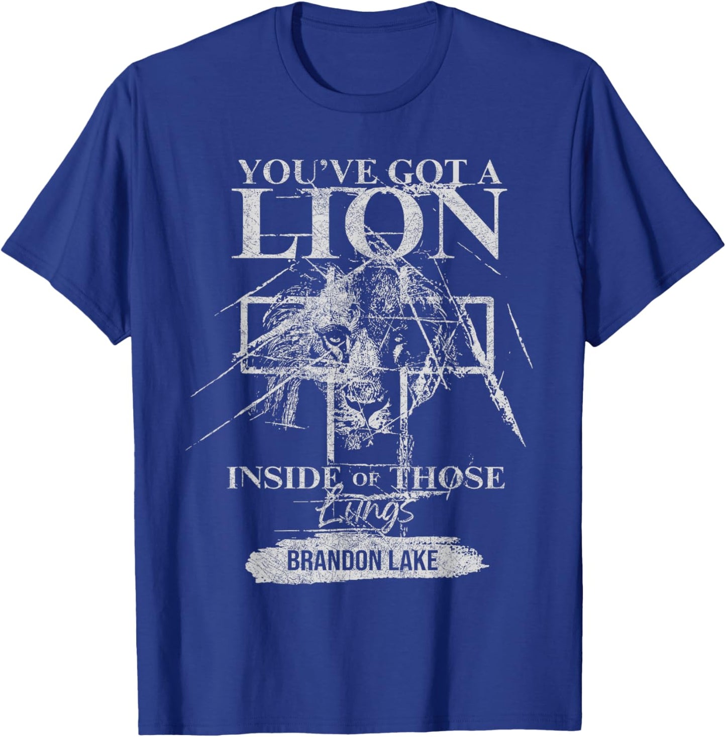 Let Your Lion Out Brandon Lake Merch Praise Jesus T-Shirt - T-Shirt | Royal