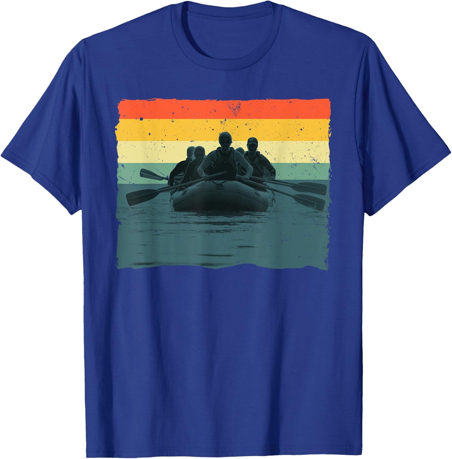 Cool Rafting Art Women White Water Rafting Lover T-Shirt - T-Shirt | Royal