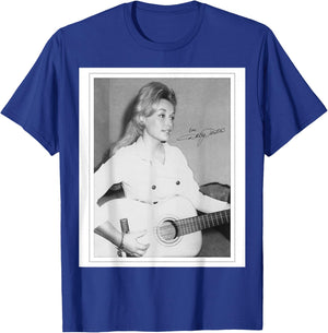 Dolly Parton Vintage Polaroid Small T-Shirt - T-Shirt | Royal