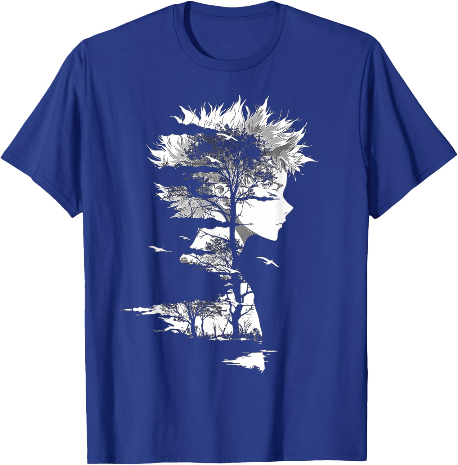 Anime Manga Motif Illustration Anime T-Shirt - T-Shirt | Royal