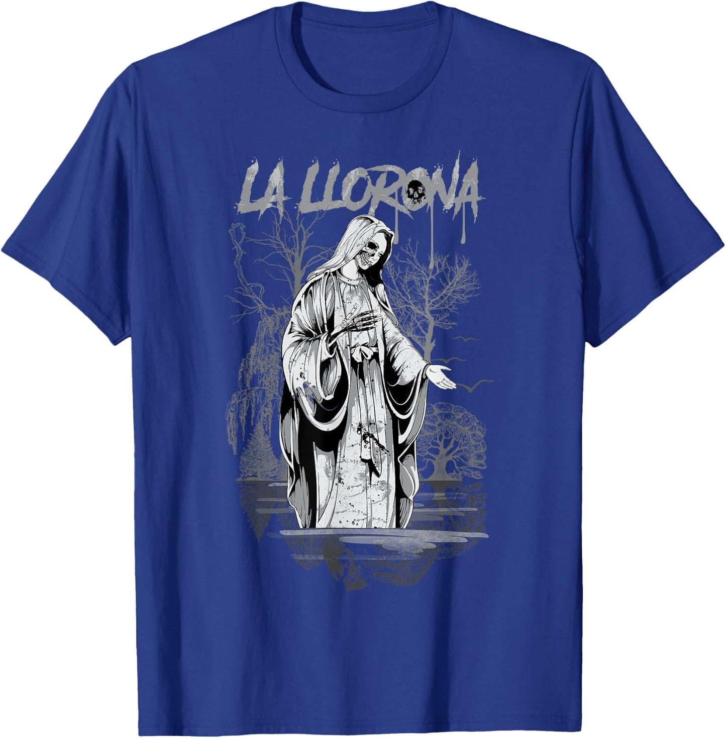 La Llorona Folk Legend Latin Gothic Skeleton Skull T-Shirt - T-Shirt | Royal