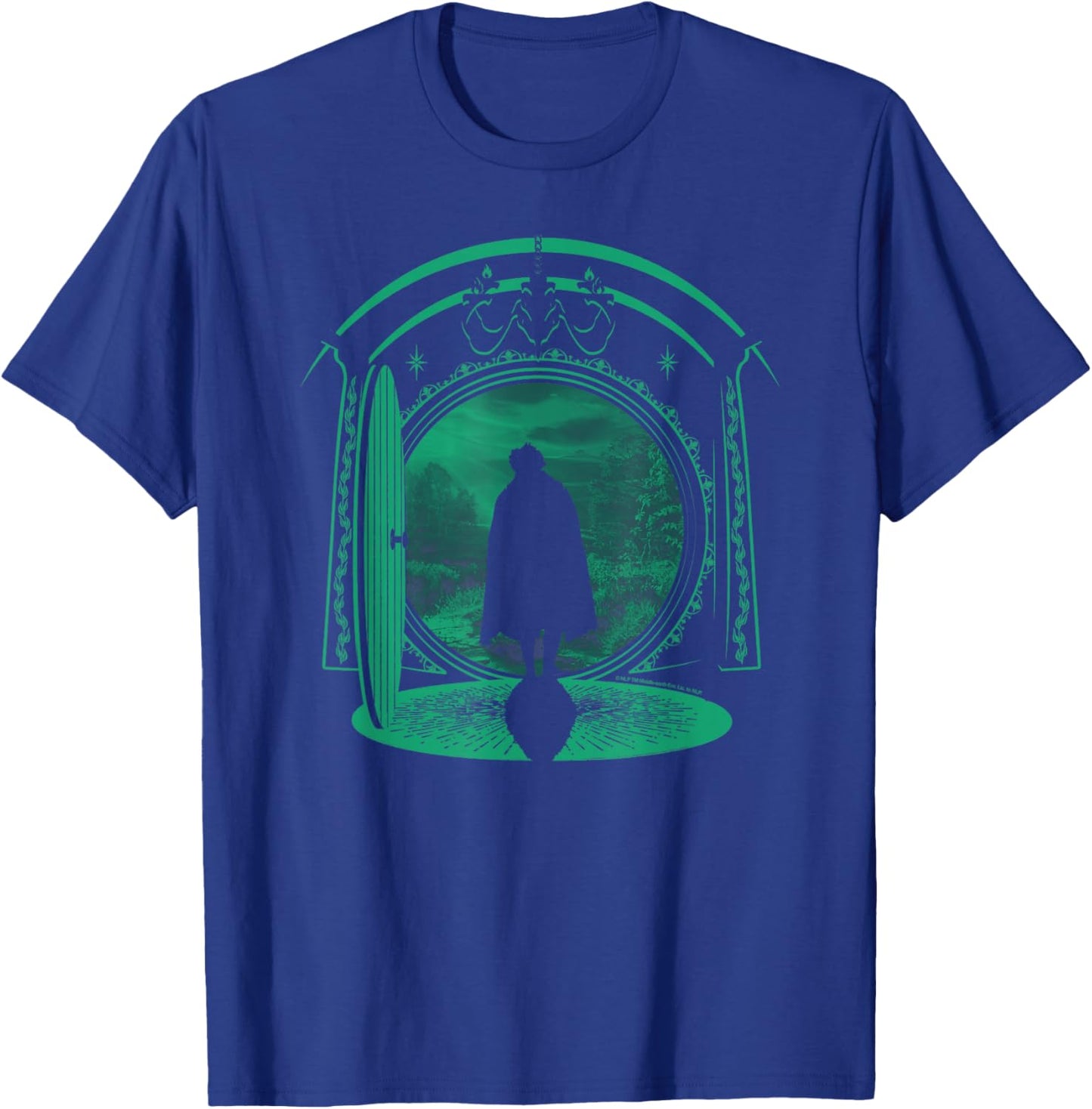 The Lord of the Rings Open Door For Adventure Silhouette T-Shirt - T-Shirt | Royal