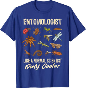 Entomologist Definition Funny Entomology Science Insect T-Shirt - T-Shirt | Royal