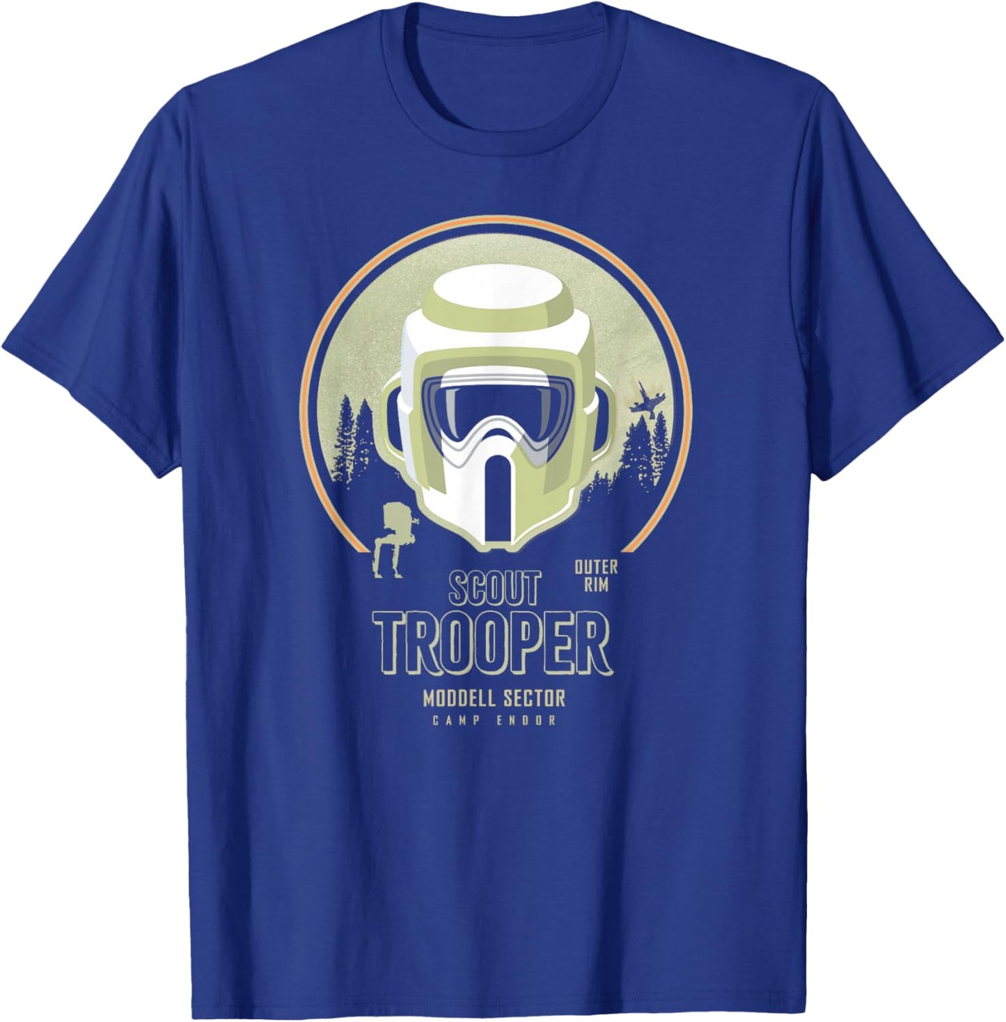 Star Wars Scout Trooper Camp Endor T-Shirt - T-Shirt | Royal