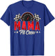 Race Car Birthday Party Racing Family Mama Pit Crew T-Shirt - T-Shirt | Royal