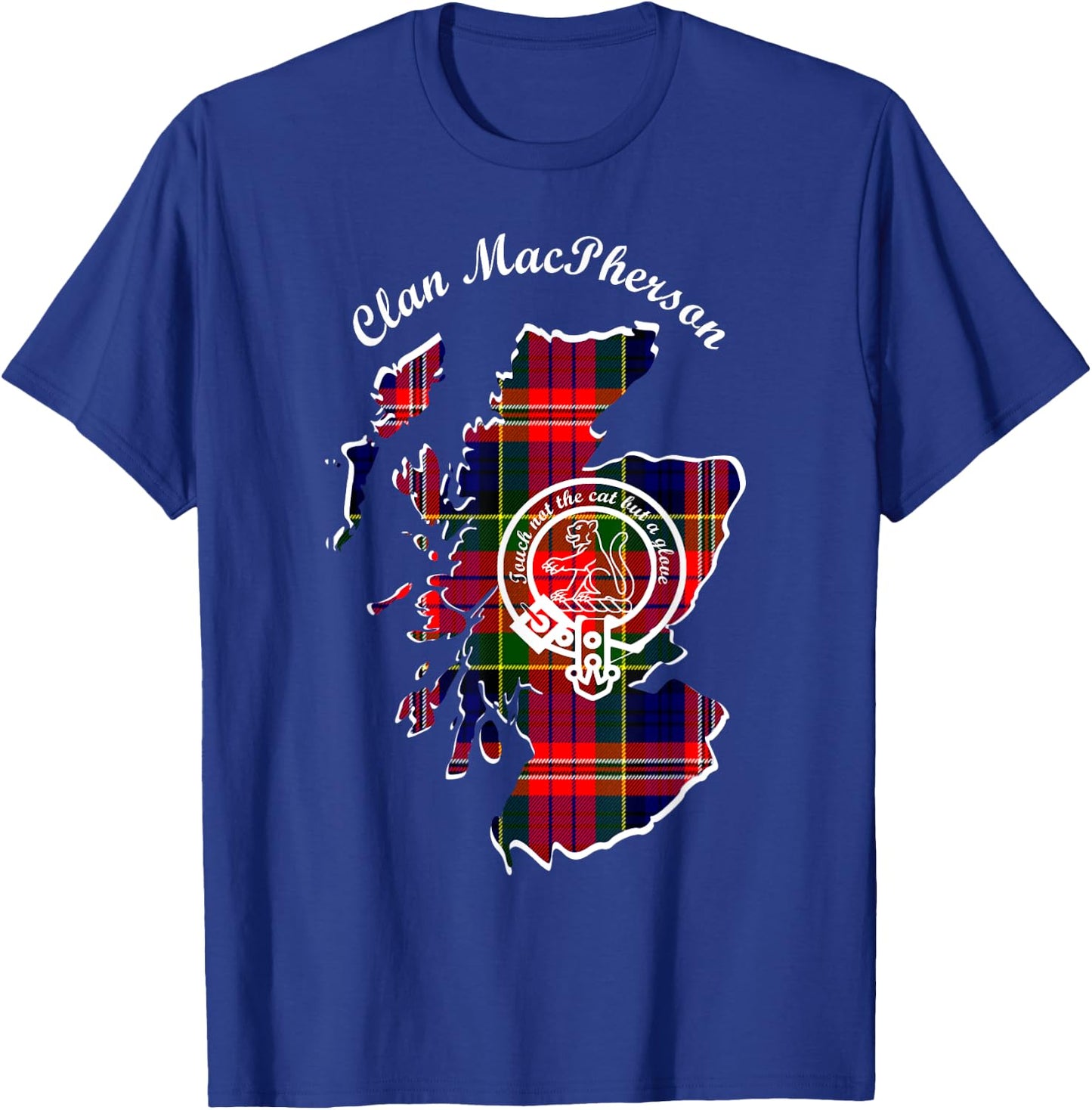MacPherson surname last name Scottish Clan tartan crest T-Shirt - T-Shirt | Royal