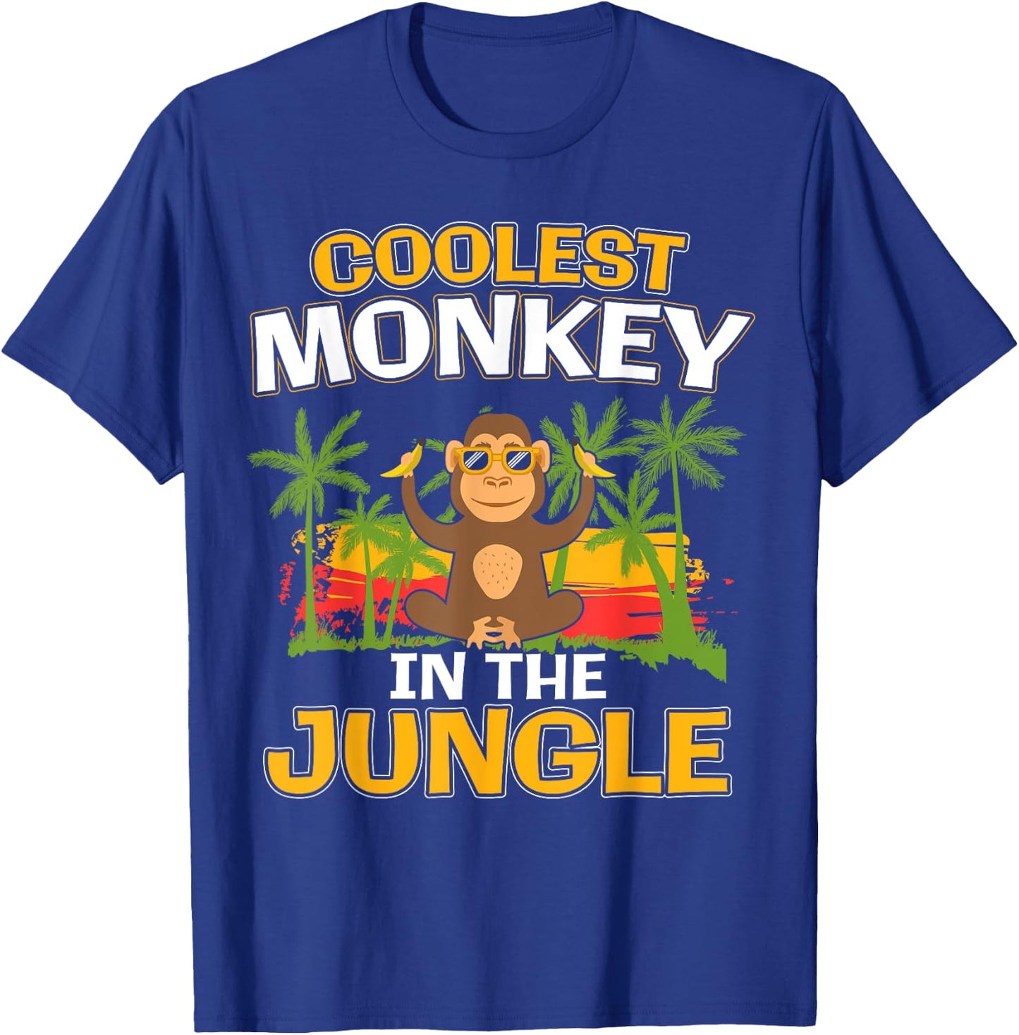 Coolest Monkey in the Jungle I Kid Meme T-Shirt - T-Shirt | Royal